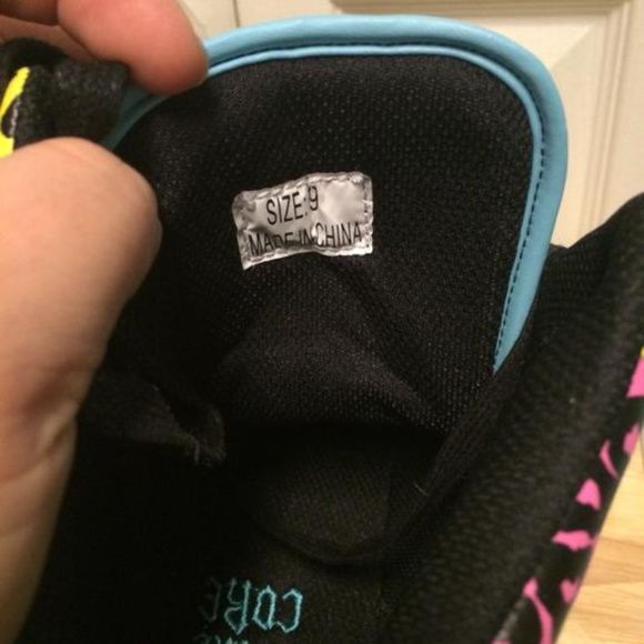 Jeremy Scott-inspired Leopard Print fashion sneakers, size 9 - Picture 4 of 5